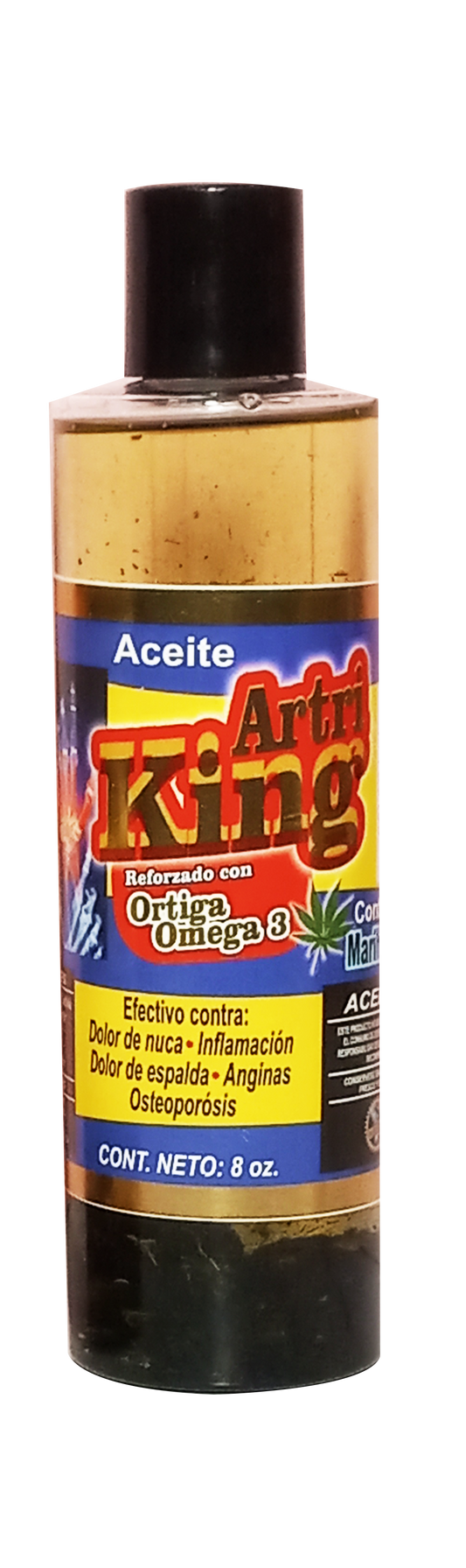 El aceite Artri King   Reforzado con Ortiga y Omega 3