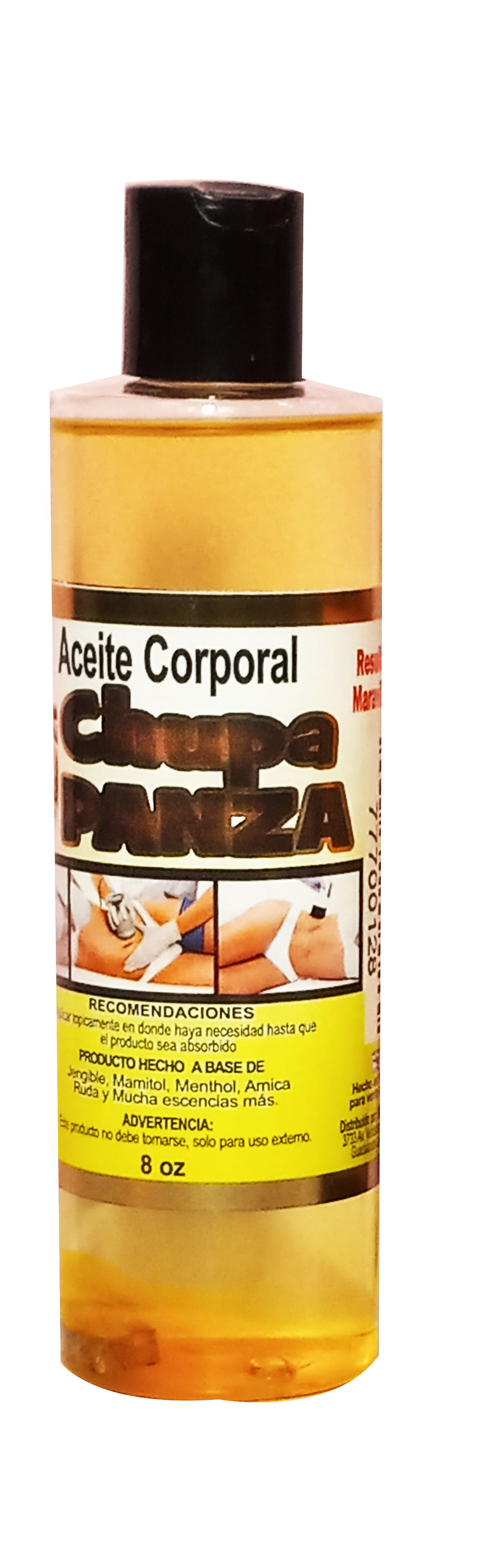 El aceite corporal  Chupa panza