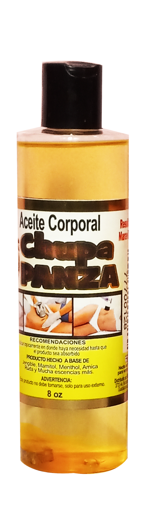 El aceite corporal  Chupa panza