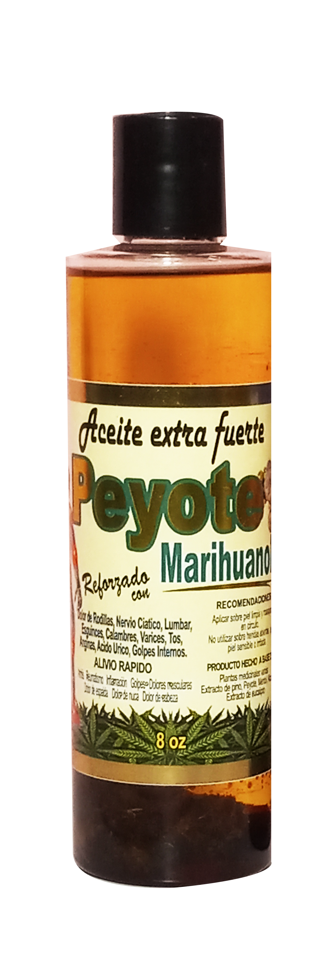 El aceite extra fuerte de  Peyote  Reforzado con Marihuanol