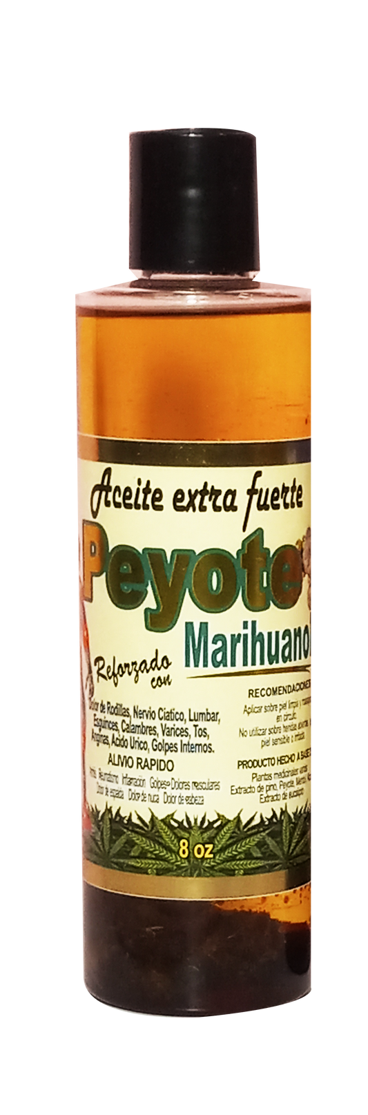 El aceite extra fuerte de  Peyote  Reforzado con Marihuanol