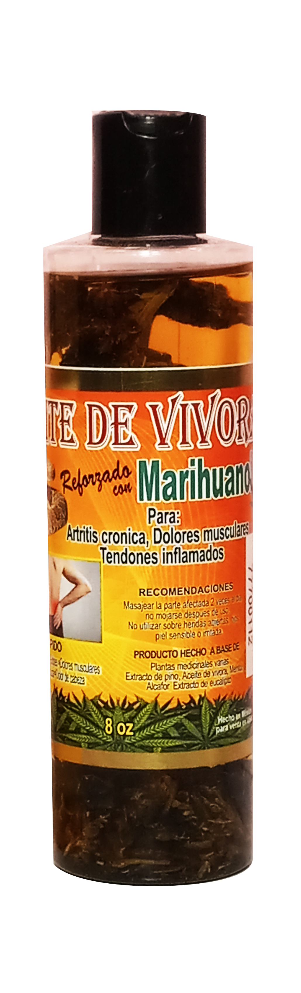 El aceite de  Vivora de Cascabel  Reforzado con Marihuanol