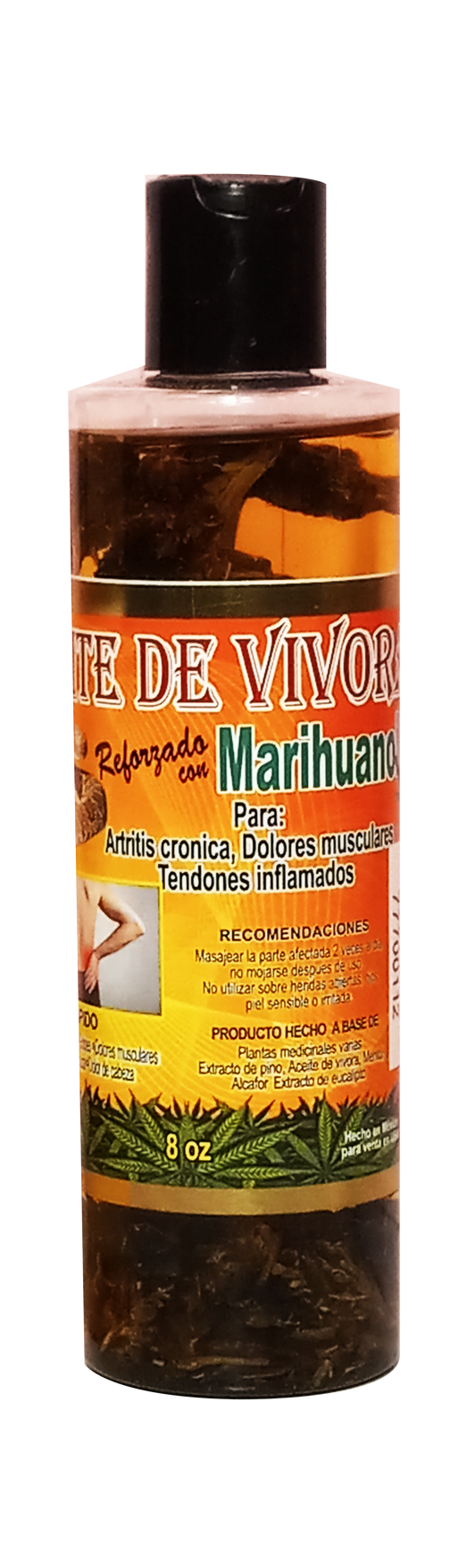 El aceite de  Vivora de Cascabel  Reforzado con Marihuanol