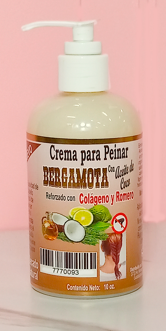 Crema para peinar BERGAMOTA Con COCO